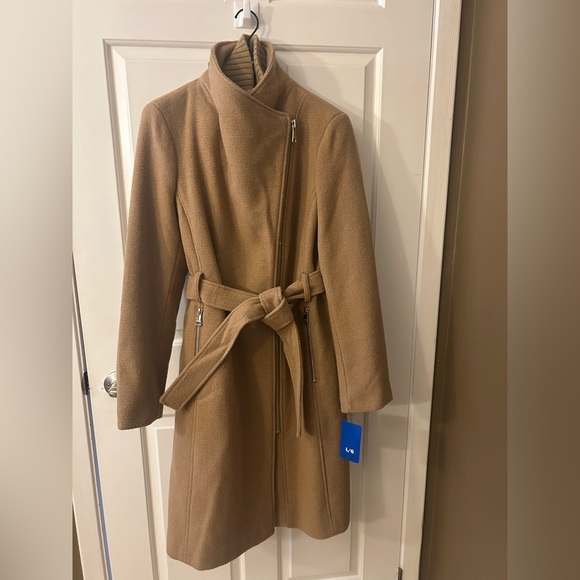 NEW! Gorgeous Calvin Klein Wool Blend Coat - Picture 3 of 14